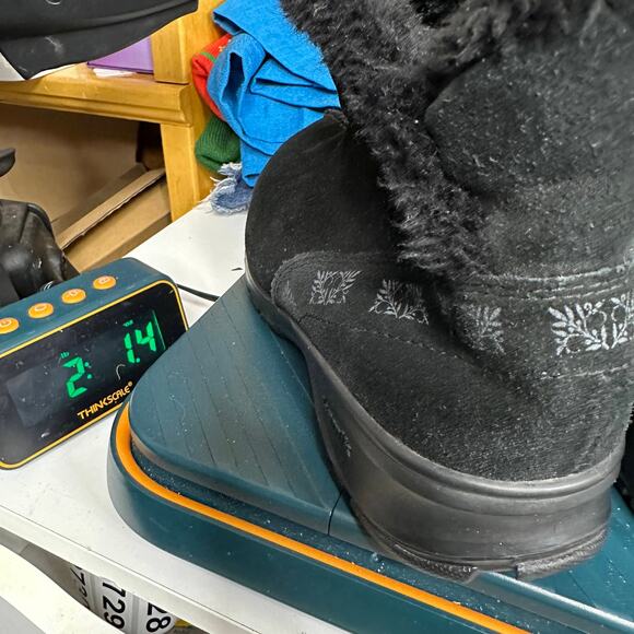 KAMIK Boots Jemma Winter WMNS 7 Black Suede Faux Fur Lined Thinsulate Waterproof - Picture 10 of 10